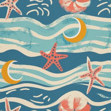 shumee ZUNANJE DEKORATIVNE TKANINE OXFORD - poletni motiv | DX9059