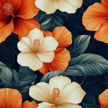 shumee ZUNANJE DEKORATIVNE TKANINE OXFORD - Motiv pisanih rož | DX18075