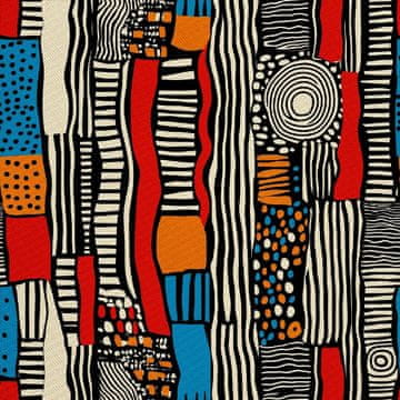 shumee ZUNANJE DEKORATIVNE TKANINE OXFORD - Afriški motiv | DX18000