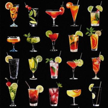 shumee ZUNANJE DEKORATIVNE TKANINE OXFORD - Motiv koktajl | DX8762