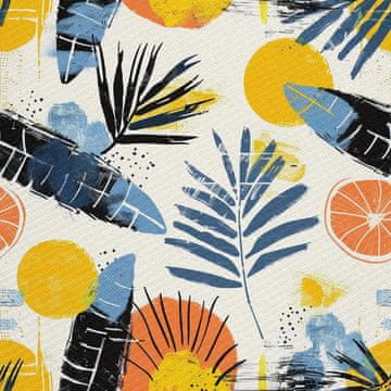 shumee ZUNANJE DEKORATIVNE TKANINE OXFORD - poletni motiv | DX8939