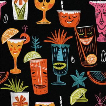 shumee ZUNANJE DEKORATIVNE TKANINE OXFORD - Motiv koktajl | DX8430