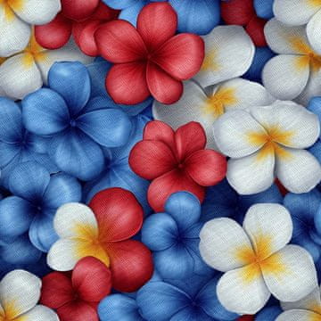 shumee ZUNANJE DEKORATIVNE TKANINE OXFORD - Motiv pisanih rož | DX18077