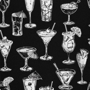 shumee ZUNANJE DEKORATIVNE TKANINE OXFORD - Motiv koktajl | DX8426