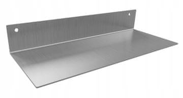 shumee Stenska viseča polica INOX LOFT 50 cm