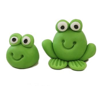 shumee Okras za torto - figurice žab, 2 kosa.