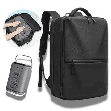 shumee 70L POTOVALNI NAHRBTNIK ZA LETALO, ROČNI, ZA PRENOSNIK 19"" USB-C, SESALNIK