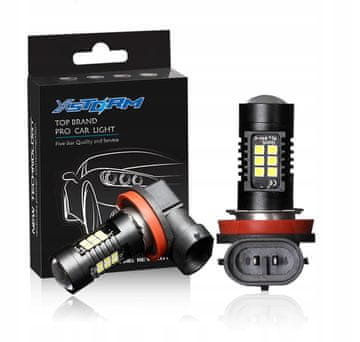 shumee LED ŽARNICE H11 80W 360° 4000LM MOČNE V PLOČEVINKI XSTORM