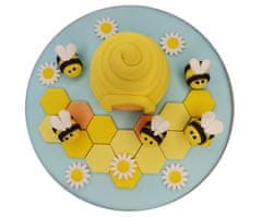 shumee Komplet tort UL in čebele, 5 kosov + ploščice + rože /ULK6