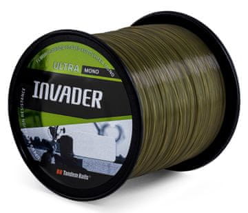 Vrvica za krapa Invader Ultra Mono Carp 1200 m / 0,331 mm - temno olivna