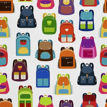 shumee ZUNANJE DEKORATIVNE TKANINE OXFORD - Nahrbtniki z motivi I DX196