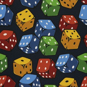 shumee ZUNANJE DEKORATIVNE TKANINE OXFORD - Motiv kocke I DX703