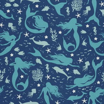 shumee ZUNANJE DEKORACIJSKE TKANINE OXFORD - Motiv morskih deklic I DX267