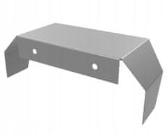 shumee INOX zaščitni nadstrešek za nabiralnik 100 x 20 cm