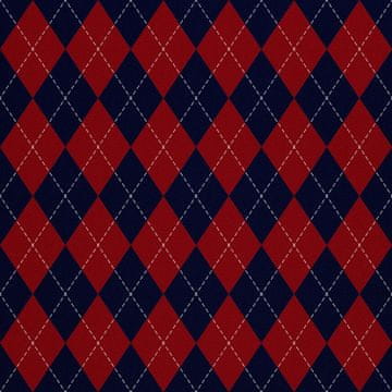 shumee ZUNANJE DEKORATIVNE TKANINE OXFORD - Geometrijski Argyle vzorec 4