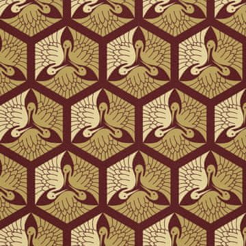 shumee ZUNANJE DEKORACIJSKE TKANINE OXFORD - Orientalski japonski motiv