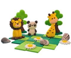 shumee Komplet za torto - Safari - lev, žirafa, panda + dodatki /SAF3