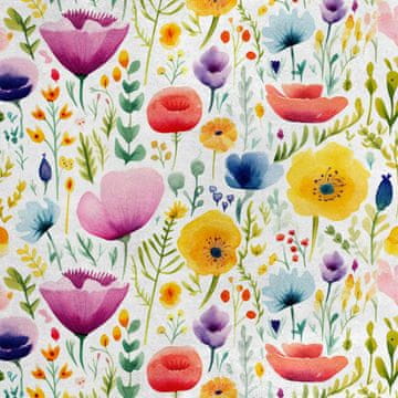 shumee Kraljevski žametni material iz poliestra za šivanje - motiv rož - RDX3016