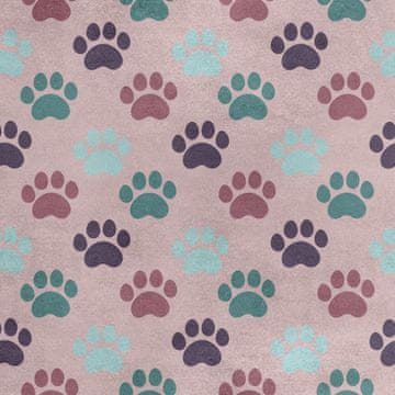 shumee Kraljevski žametni material iz poliestra za šivanje - motiv pisanih tačk 4