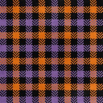 shumee Kraljevski žamet, poliester, za šivanje - karo motiv 2