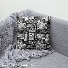 shumee Kraljevski žametni material iz poliestra za šivanje - motiv anime dekleta