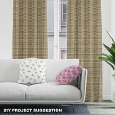 shumee Kraljevski žametni material iz poliestra za šivanje - s karo vzorcem 4