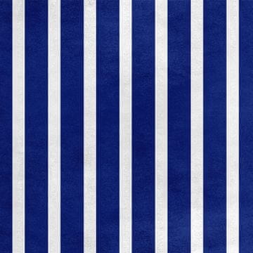 shumee Kraljevski žametni material iz poliestra za šivanje - motiv belih in modrih črt