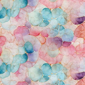 shumee Kraljevski žametni material iz poliestra za šivanje - abstrakcija motivov - RDX2653