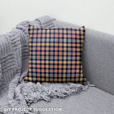 shumee Kraljevski žamet, poliester, za šivanje - karo motiv 29