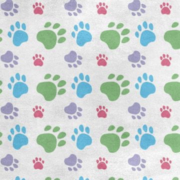 shumee Kraljevski žametni material iz poliestra za šivanje - motiv pisanih tačk 2