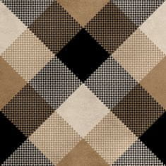 shumee Kraljevski žamet, poliester, za šivanje - karo motiv 34