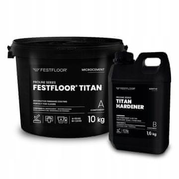 shumee FESTFLOOR TITAN 10 KG + 1,6 KG - TRDA MIKROCEMENTNA TORBA TT1505LB LATTE BEŽ