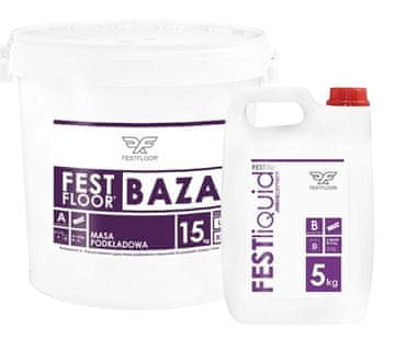 shumee FESTFLOOR BAZA 15+5 kg - mikrocementna osnova - granulacija agregata L