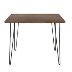 shumee LASNA Miza 90 x 90 cm za kuhinjo, dnevno sobo, jedilnico Čokoladni hrast