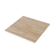 shumee FLIP raztegljiva stenska mizica 68x68 cm hrast Sonoma