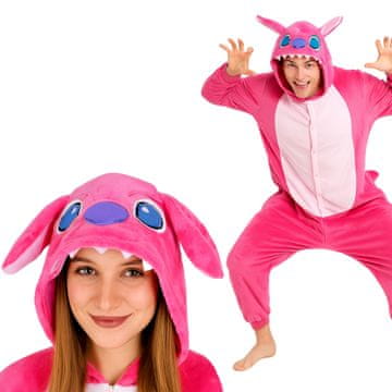 shumee Kigurumi pižama Onesie, kostum Stitch, velikost M: 155-165 cm