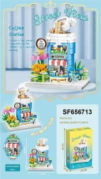 shumee Mini mesto - Kavna postaja - 552-delni gradbeni komplet