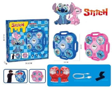 shumee GLASBENI BOKSAŠKI TRENER ZA OTROKE - INTERAKTIVNA TARČA Z ROKAVICAMI, LUČMI IN ZVOKOM