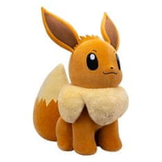 shumee PLIŠASTA IGRAČA EEVEE POKEMON SEDEJOČA 25 CM - MASKOTA ZA LJUBITELJE POKEMONOV