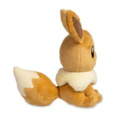 shumee PLIŠASTA IGRAČA EEVEE POKEMON SEDEJOČA 25 CM - MASKOTA ZA LJUBITELJE POKEMONOV