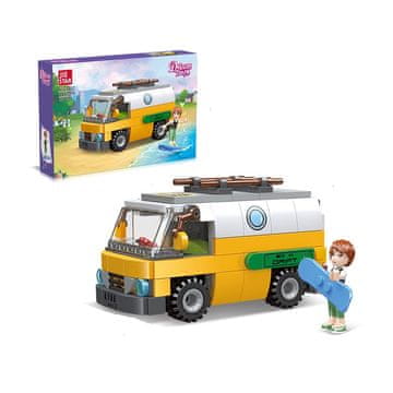 shumee DREAM TOWN BLOCKS 62756 - AVTODOM ZA DESKANJE S FIGURO - 203 DELNI KOS