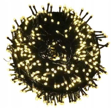 shumee LED SIJALKE 1000 TOPLO BELA - 63M - DEKORATIVNA RAZSVETLJAVA ZA DOM IN VRT