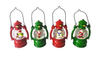 shumee BOŽIČNA LAMPENKA S SNEŽNO KROGLO IN FIGURO BOŽIČKA ALI SNEŽAKA - BOŽIČNA DEKORACIJA