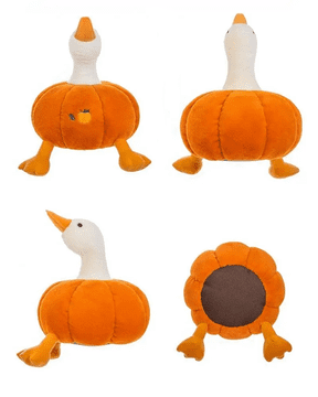 shumee Plišasta igrača gos v buči 35 CM - očarljiva plišasta igrača dekoracija za noč čarovnic