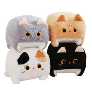 shumee MASKOTA MUCA V OBLIKI KOCKE 35 CM - PLIŠASTA MAČKA V OBLIKI KOCKE