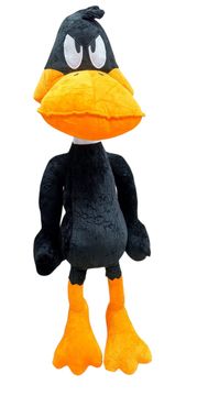 shumee PLIŠASTA IGRAČA RAČKA DAFFY 120 CM - ČRNO-ORANŽNA PLIŠASTA IGRAČA XXL
