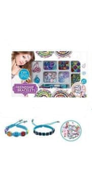 shumee KOMPLET ZA IZDELAVO ZAPESTNIC PRIJATELJSTVA - KROGLE IN VRVICE ZA IZDELAVO NAKITA