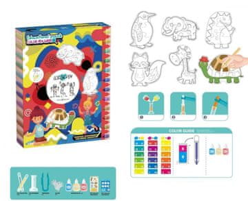 shumee IZOBRAŽEVALNI KOMPLET ZA BARVANJE - ZNANSTVENI POSKUS + GRAFITI