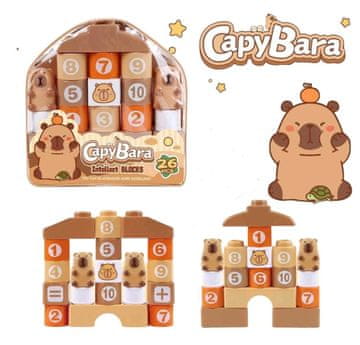 shumee IZOBRAŽEVALNI BLOKOVI KAPIBARA - 26 KOSOV S ŠTEVILKAMI IN MATEMATIČNIMI ZNAKI