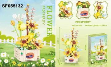 shumee Šopek rož - Blaginja - Komplet 560 gradbenih kock